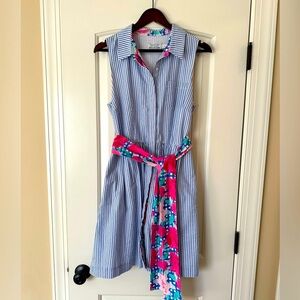 Vineyard Vines Kentucky Derby Seersucker Dress, size10